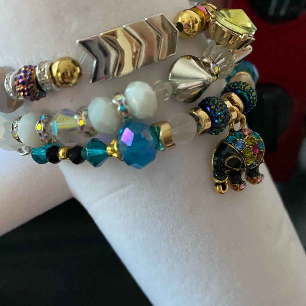 “New Beginnings” Powerful Crystal Stack Bracelet
custom design your own!!